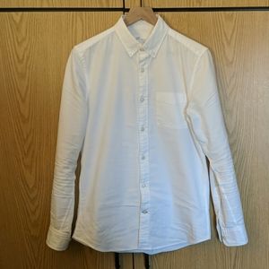 Slim-Fit White Oxford